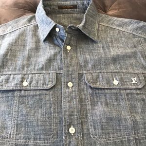 Louis Vuitton Jean collar shirt